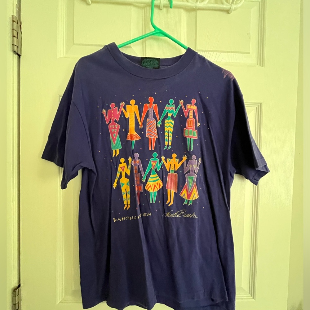 Vintage funky art tshirt!